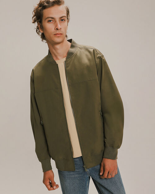 Chamarra Bomber Verde